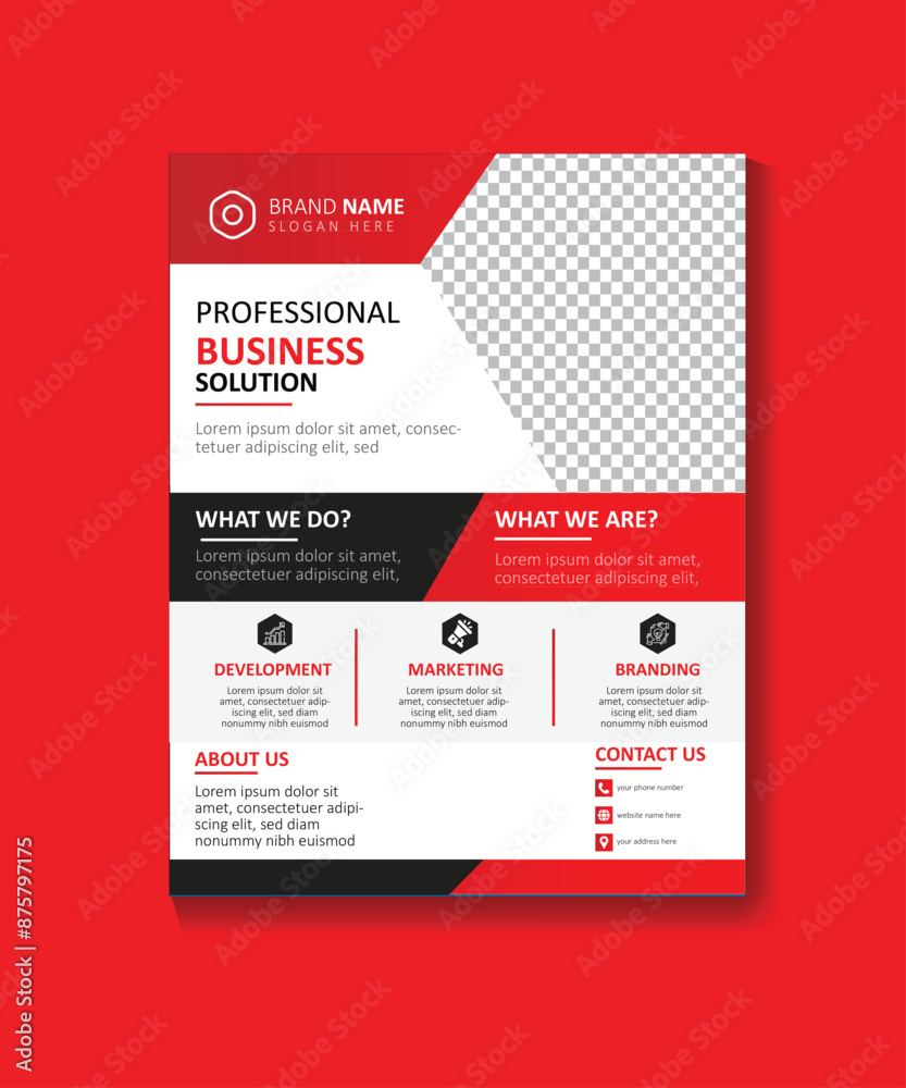 Professional Business Flyer Design template
