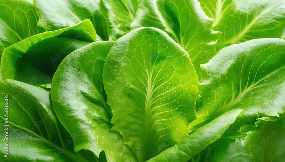 Fototapeta premium These green, leafy vegetables are low in calories but high in water content. They offer essential nutrients like vitamin K, vitamin A, and folate.