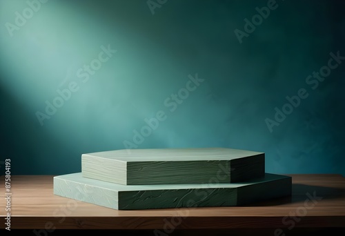 Wallpaper Mural white wooden surface with product podiums

 Torontodigital.ca