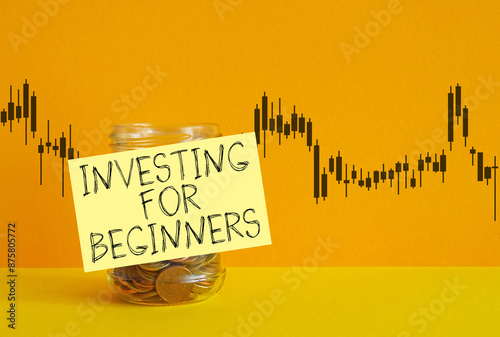 Investing for beginners is shown as business and financial concept. Investment tips photo