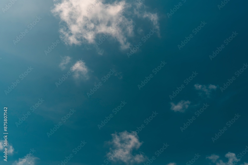 Fototapeta premium Sky with clouds on nature background