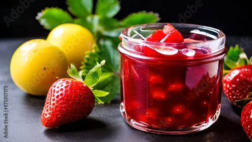 Wallpaper Mural Strawberry jelly with passion fruit. Torontodigital.ca