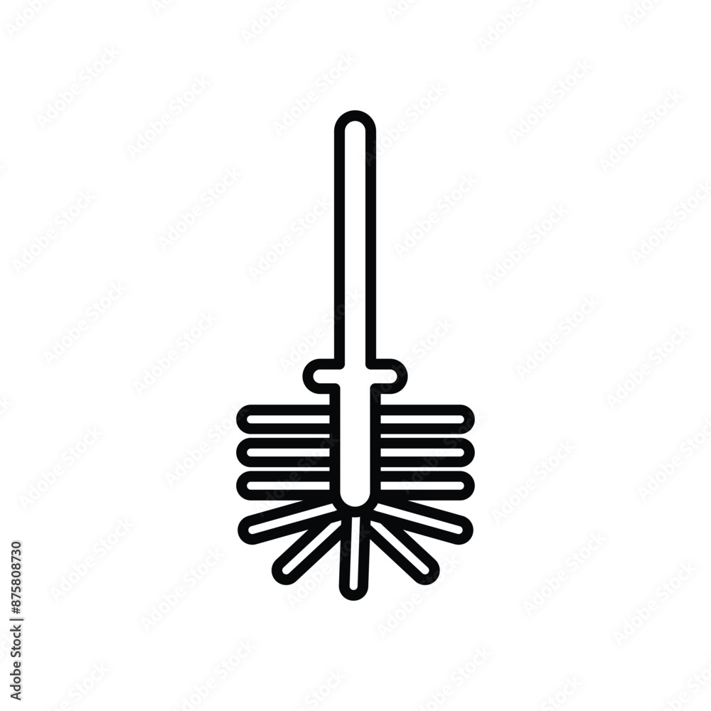 Toilet brush icon vector design templates simple and modern Toilet brush icon vector design templates simple and modern
