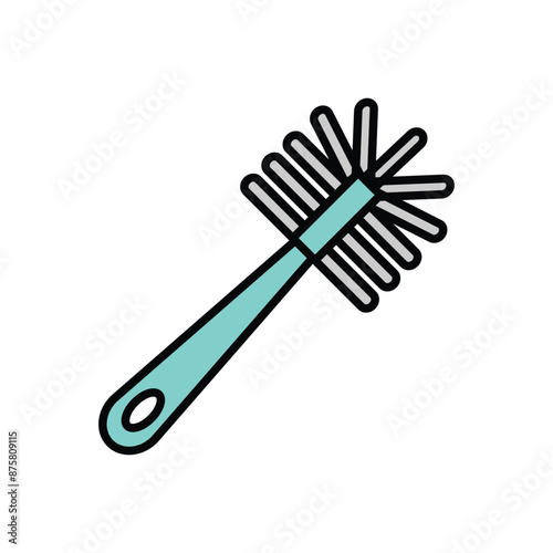 Toilet brush icon vector design templates simple and modern