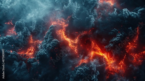 Fiery Cloudscape © Witri