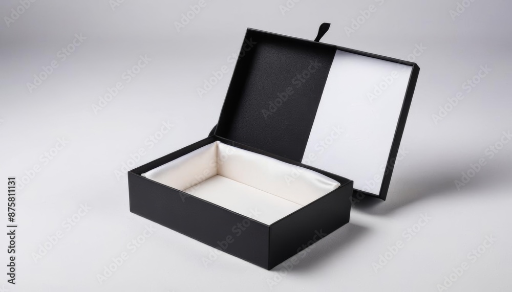 celebration luxury jewellery open box decoration watch olated gift box gift white black black on celebration luxury jewellery open box decoration watch olated gift box gift white black black on