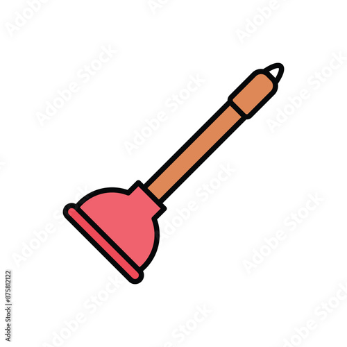 Plunger icon vector design templates simple and modern