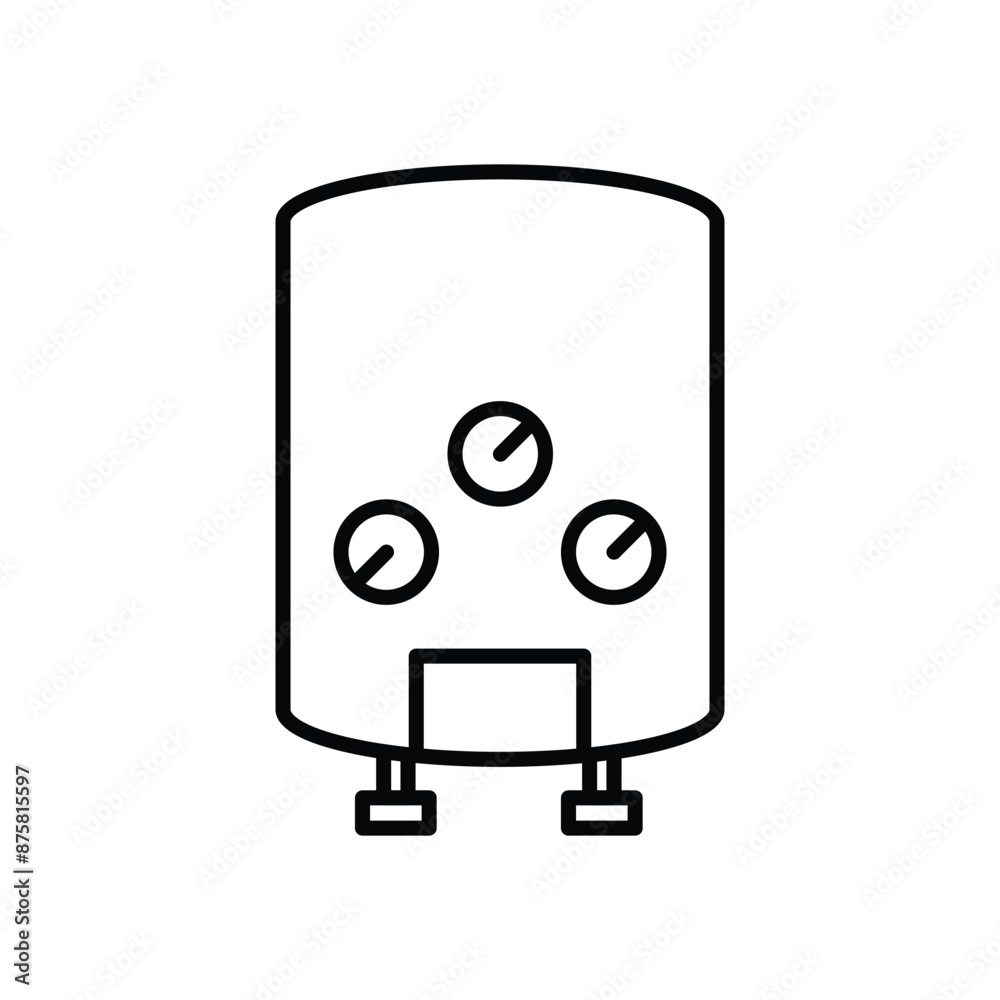 Water heater icon vector design templates simple and modern Water heater icon vector design templates simple and modern