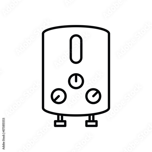 Water heater icon vector design templates simple and modern