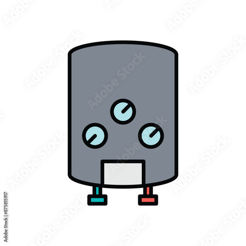 Water heater icon vector design templates simple and modern