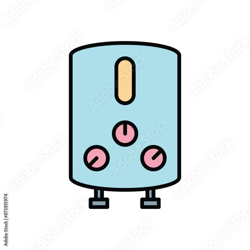 Water heater icon vector design templates simple and modern