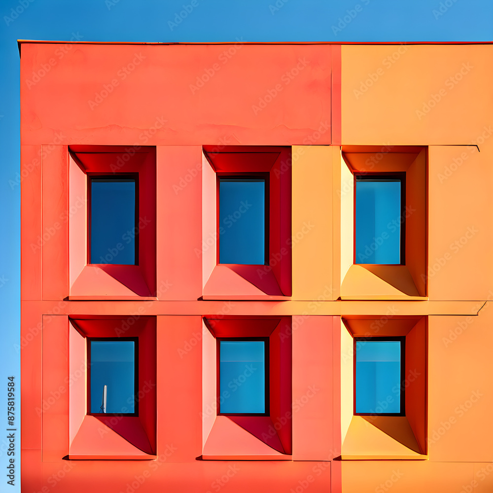 windows of a building