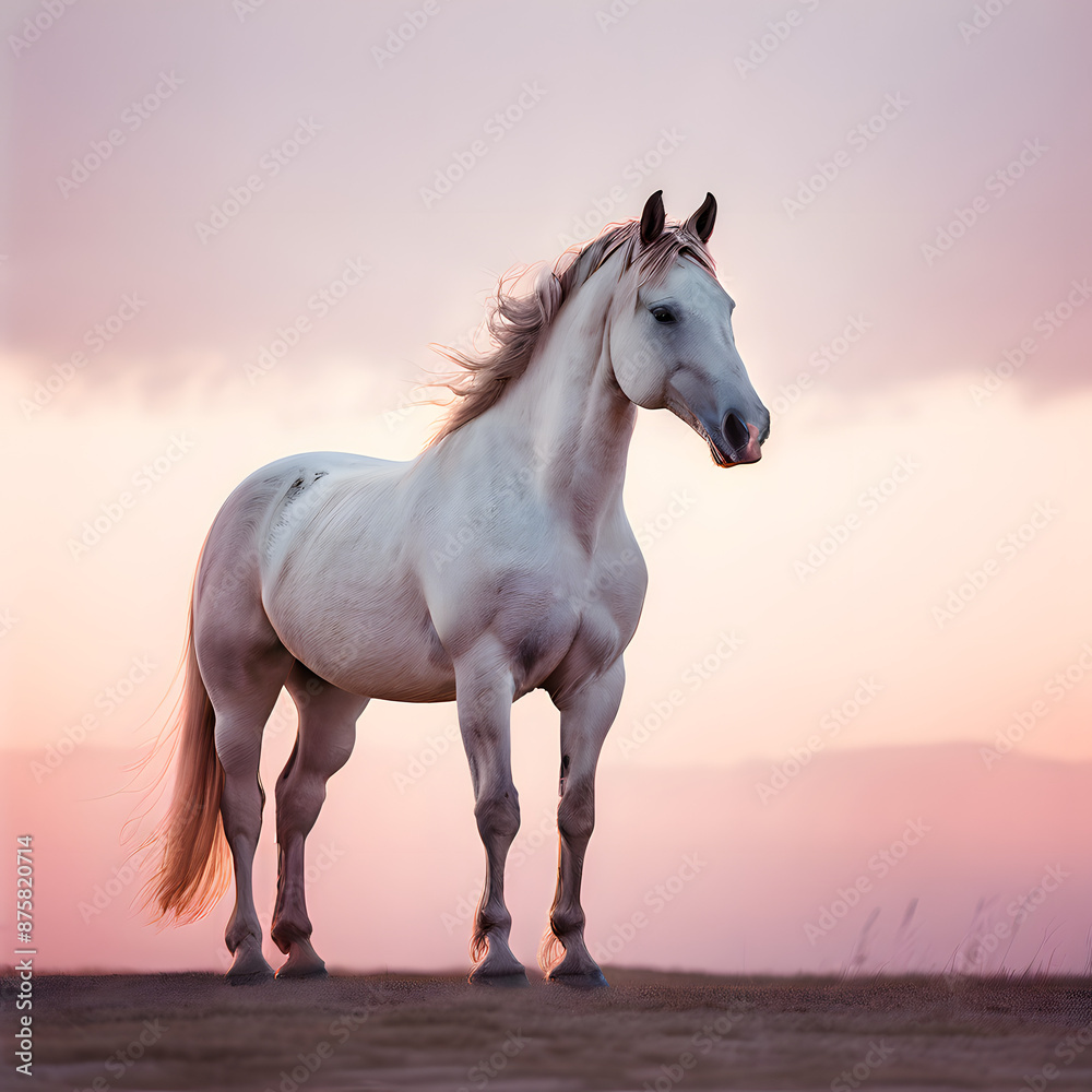 horse in the field horse in the field
