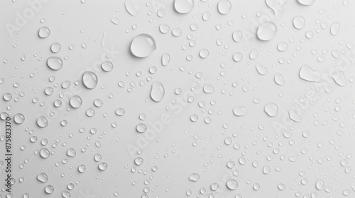 Wallpaper Mural Closeup of water droplets on a white surface. Torontodigital.ca
