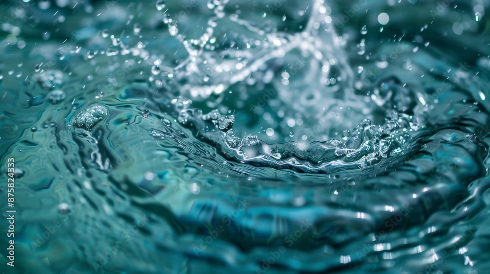 Close-up of a water splash Close-up of a water splash