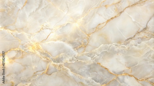 Softly lit, creamy white marble texture with subtle veining and gentle blur, creating a serene, high-end, abstract background image.