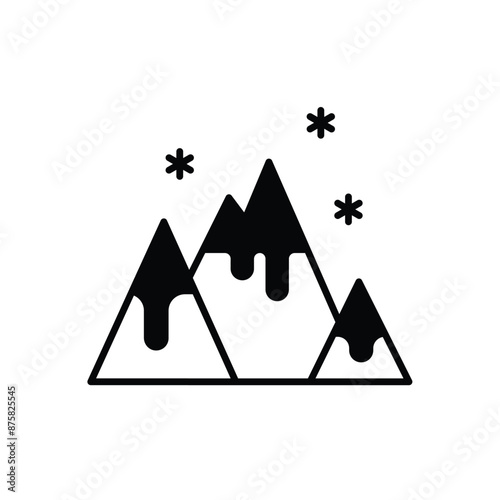 Mountain vector icon