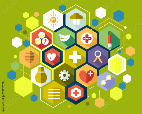 Concepts and ideas for healthcare technology, innovation medicine, health, science and research