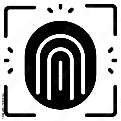 Cyber identity icon for fintech, financial, finance, banking, digital, innovation, security, money, bank, tech, cryptocurrency, blockchain and technology