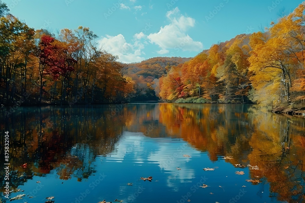 Autumn Reflection on the Lake Autumn Reflection on the Lake