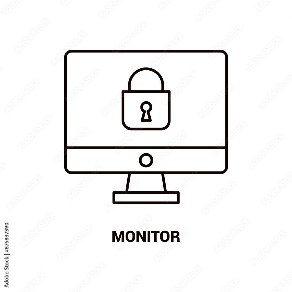 Business safety and security Line icon set. isolated on a white background. vector illustration Business safety and security Line icon set. isolated on a white background. vector illustration