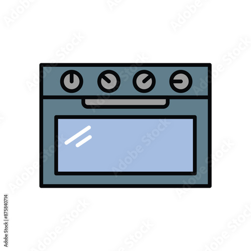 Oven icon vector design templates simple and modern