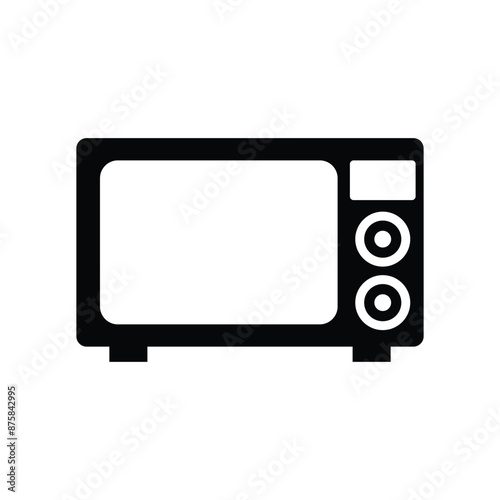 Microwave icon vector design templates simple and modern