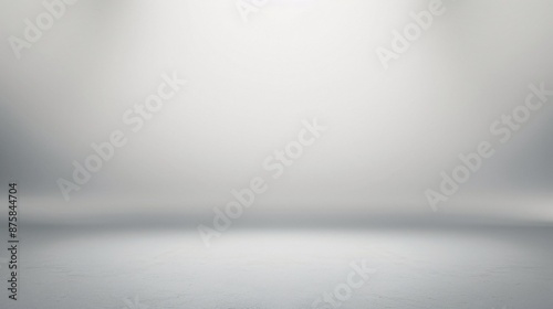 A seamless white studio background with a gradual lighting gradient, creating a soft and subtle backdrop