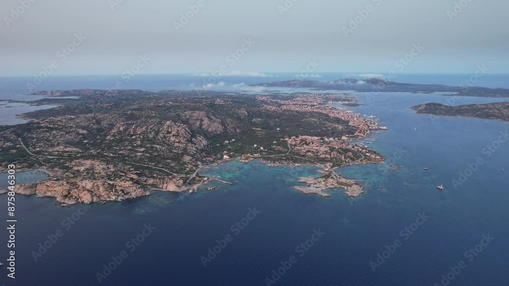 Aerial View of Sardinia's Coastline Aerial View of Sardinia's Coastline