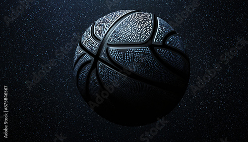 modern black basketball ball wallpaper