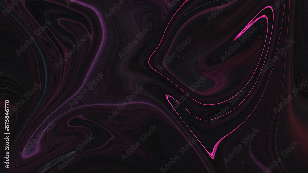 Obraz premium 4K violet abstract background. combination of neon colors. flowing colors that are blurry. 