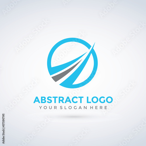 Free Download Abstract Logo Template. Vector Illustrator - GFXLoad