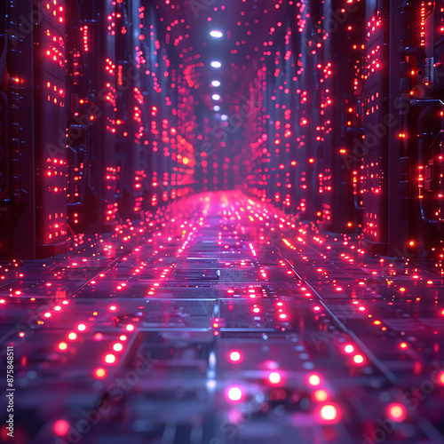 Vibrant Big Data Concept Background