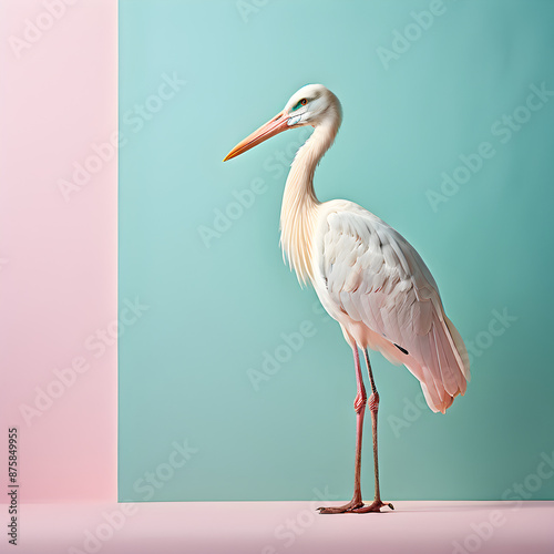 white stork ciconia