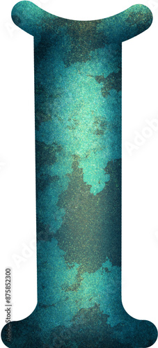 Metal alphabet letter