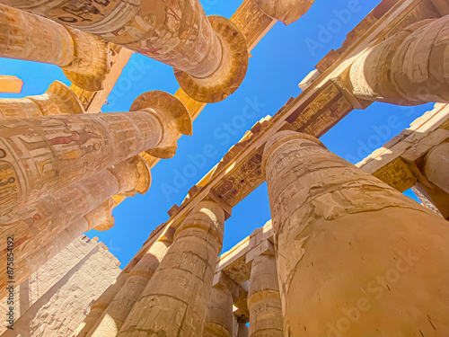 Karnak Temple is dedicated to the temple complex of Ancient Egypt. Thebes, Karnak, Luxor, Egypt