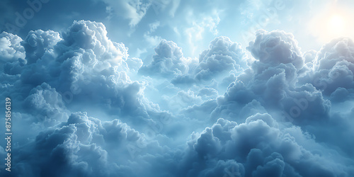 Elevate Your Cloud Computing Vision: Blue-Grey Abstract Backdrop