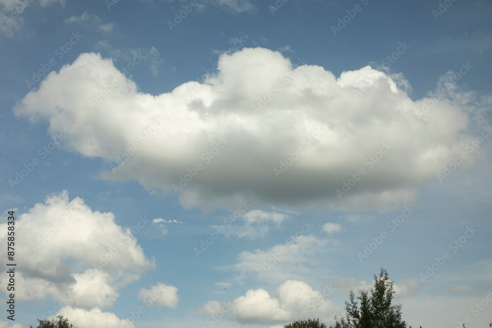 Clouds in the sky. Summer clouds. Warm weather. Clouds in the sky. Summer clouds. Warm weather.