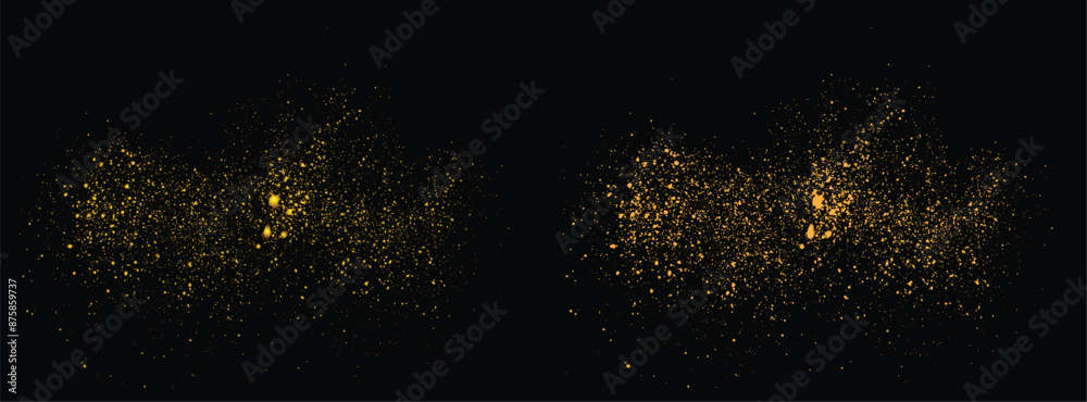 Obraz premium Vector glitter gold luxury stardust background