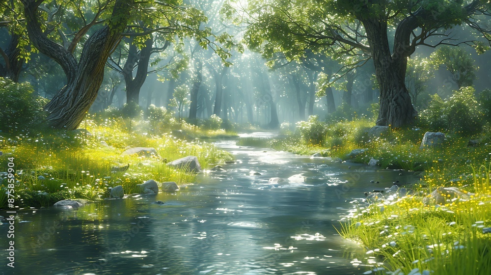Fototapeta premium water in the forest