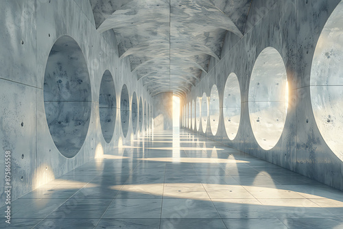 Modern Machine Learning Architecture Illustration