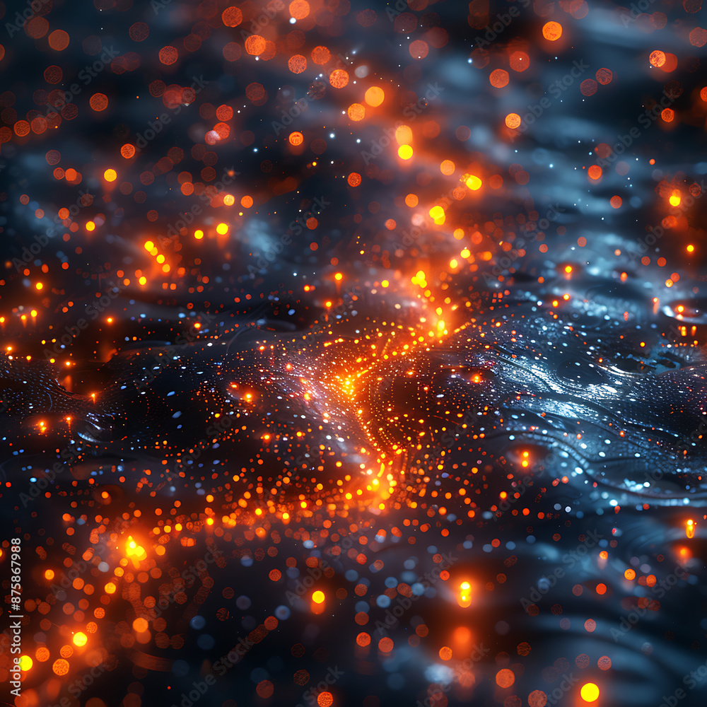 Quantum Computing Principles - Futuristic Digital Art Quantum Computing Principles - Futuristic Digital Art