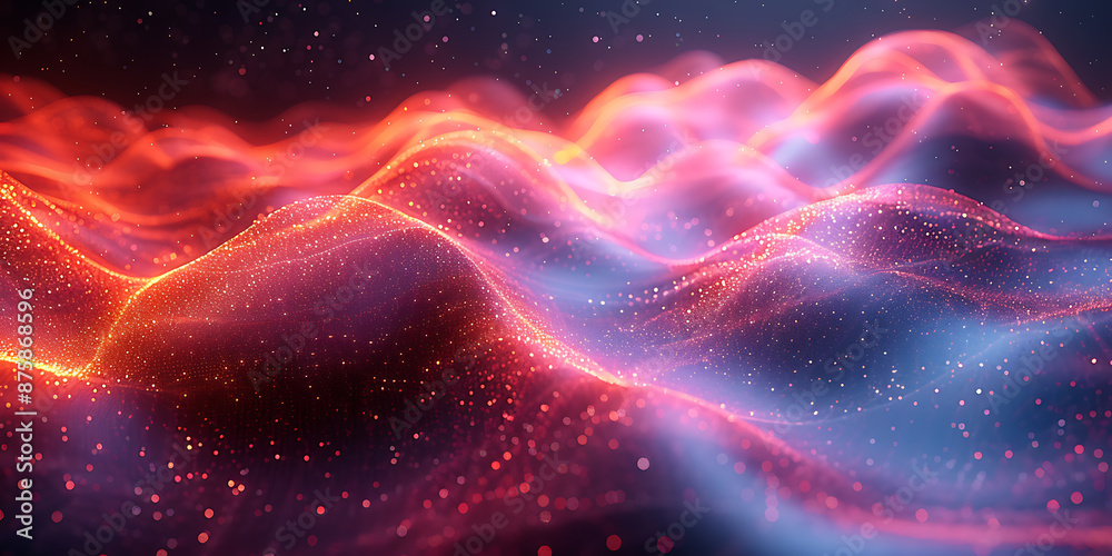 Neon Fusion: Abstract Technology Art Neon Fusion: Abstract Technology Art