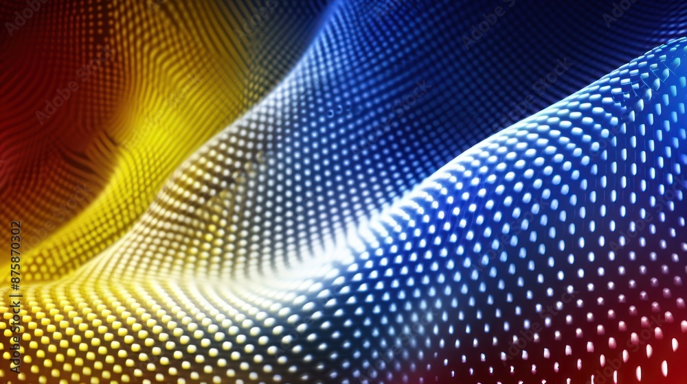 Abstract Dotted Pattern in Vibrant Hues Abstract Dotted Pattern in Vibrant Hues