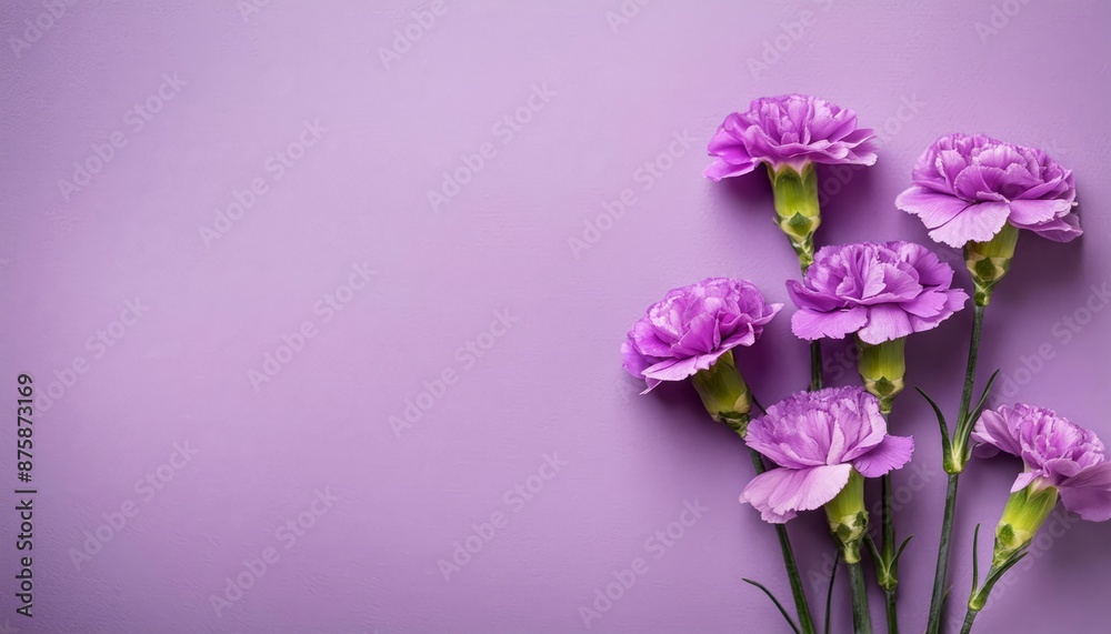 Blue Carnations on Pink Background - Beautiful Flowers for Spring - Colored Carnation - Background for Mother's Day, Woman's Day, Valentine's Day or Birthday - Space for Copy or Text Blue Carnations on Pink Background - Beautiful Flowers for Spring - Colored Carnation - Background for Mother's Day, Woman's Day, Valentine's Day or Birthday - Space for Copy or Text
