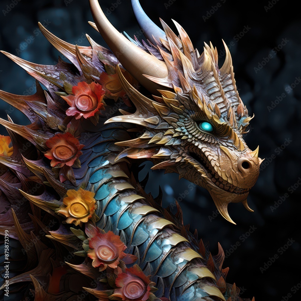 Dragon, Chinese New Year, background. Dragon, Chinese New Year, background.