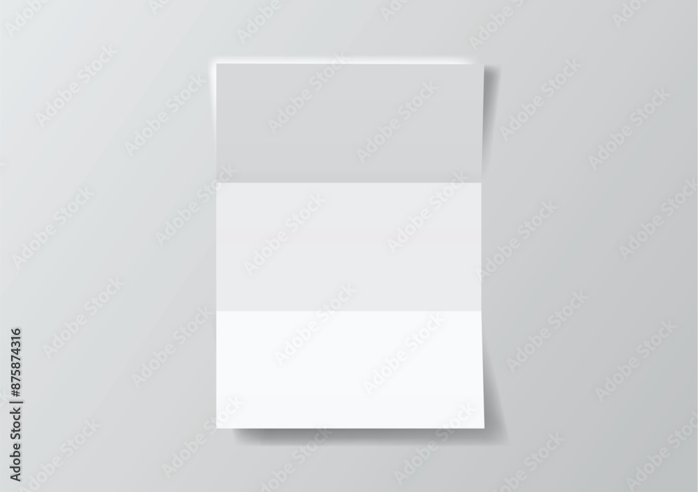 isolated letter magazine or brochure mockup isolated letter magazine or brochure mockup