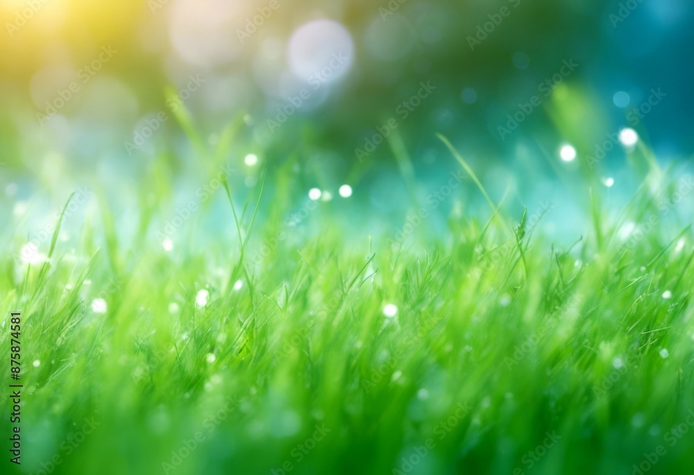 world abstract pattern grass new reusing day environment background yellow blue environmental watercolor green sky bokeh christmas forest concept eco