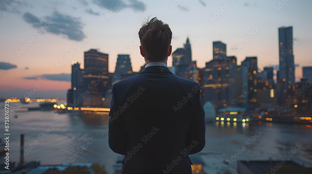 Leadership Development: An American business leader in New York developing leadership skills Leadership Development: An American business leader in New York developing leadership skills