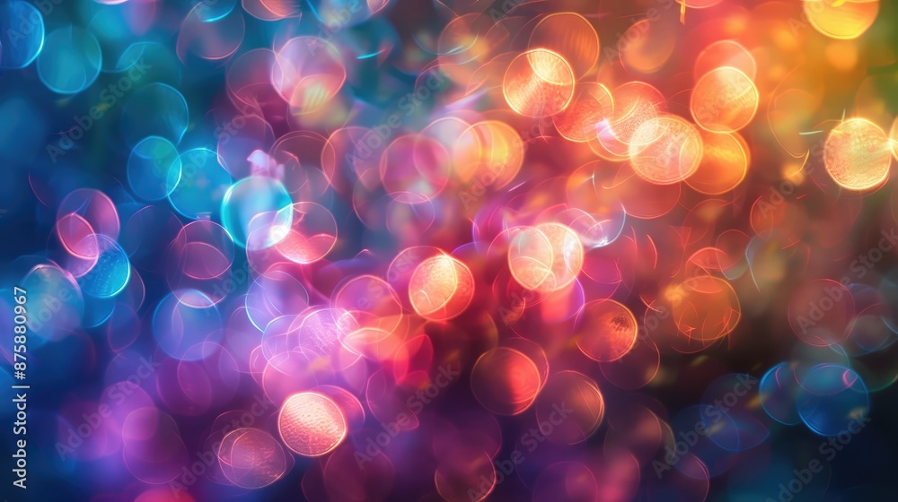 Vibrant abstract bokeh backdrop Vibrant abstract bokeh backdrop